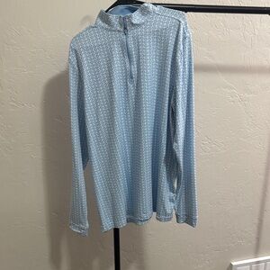 Men's Light Blue Good Good Patterned 3/4 Jacket